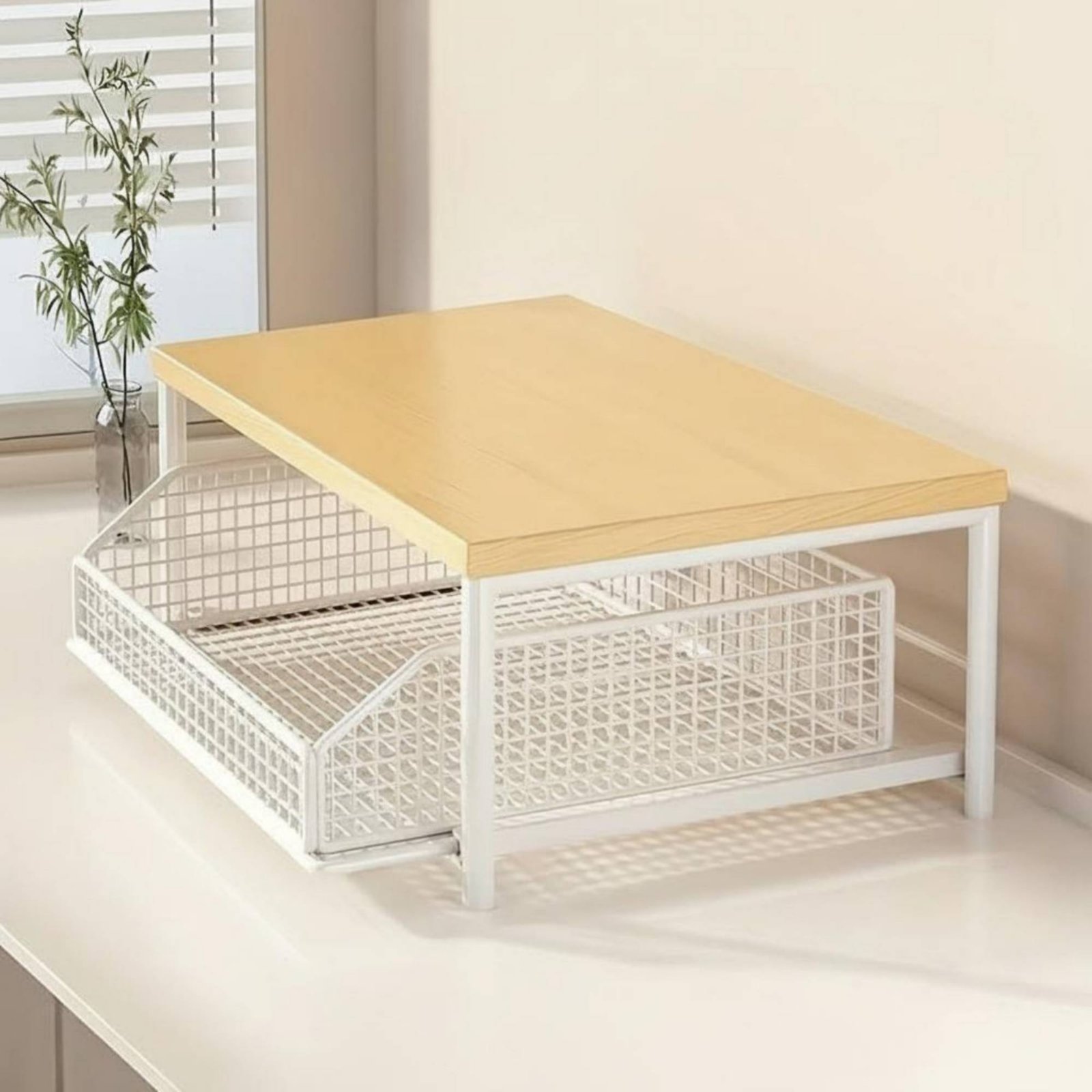 Kitchen Appliances Countertop - Prateleira de Cozinha de 2 Níveis