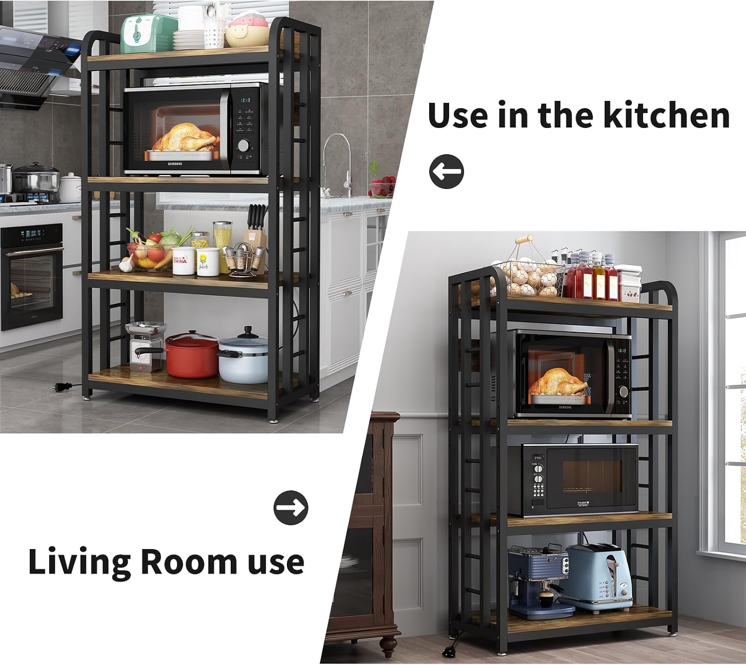 Estante de Cozinha de 4 Níveis - Kitchen Appliances Countertop avaliação e preço