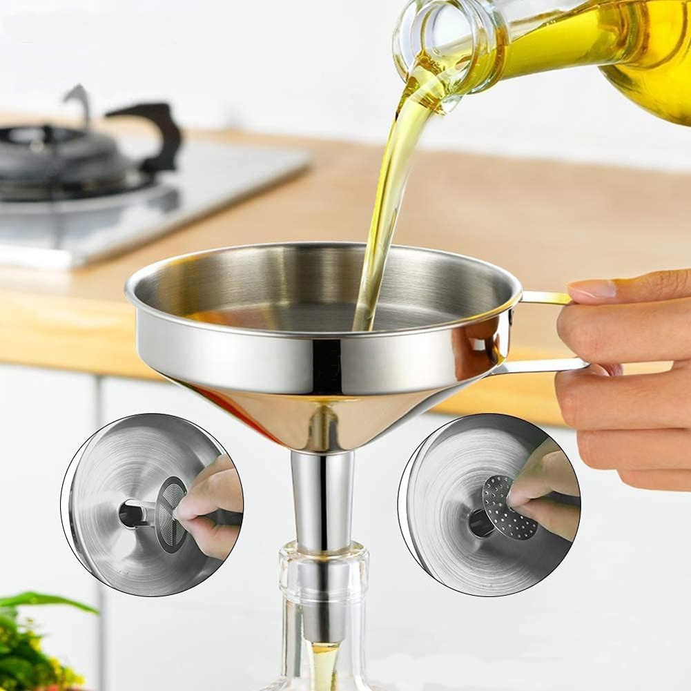 Funil de Aço Inoxidável com Bo - Kitchen Appliances Garage avaliação e preço