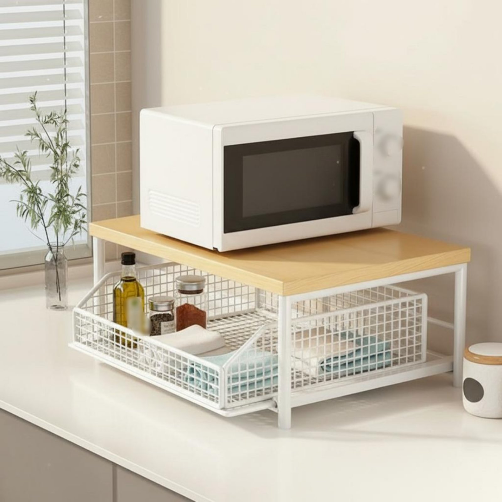 Prateleira de Cozinha de 2 Nív - Kitchen Appliances Countertop avaliação e preço