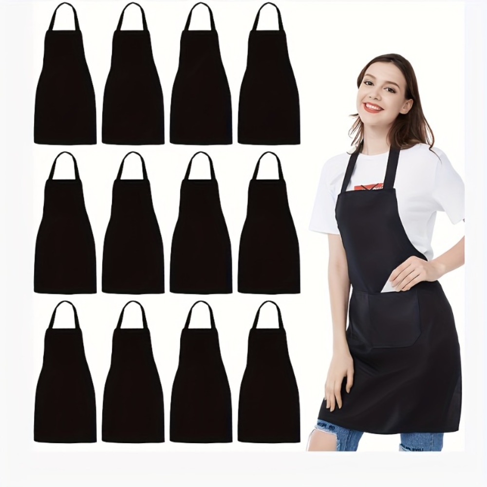 Conjunto de 6 Aventais Pretos  - Kitchen Appliances Hobart avaliação e preço