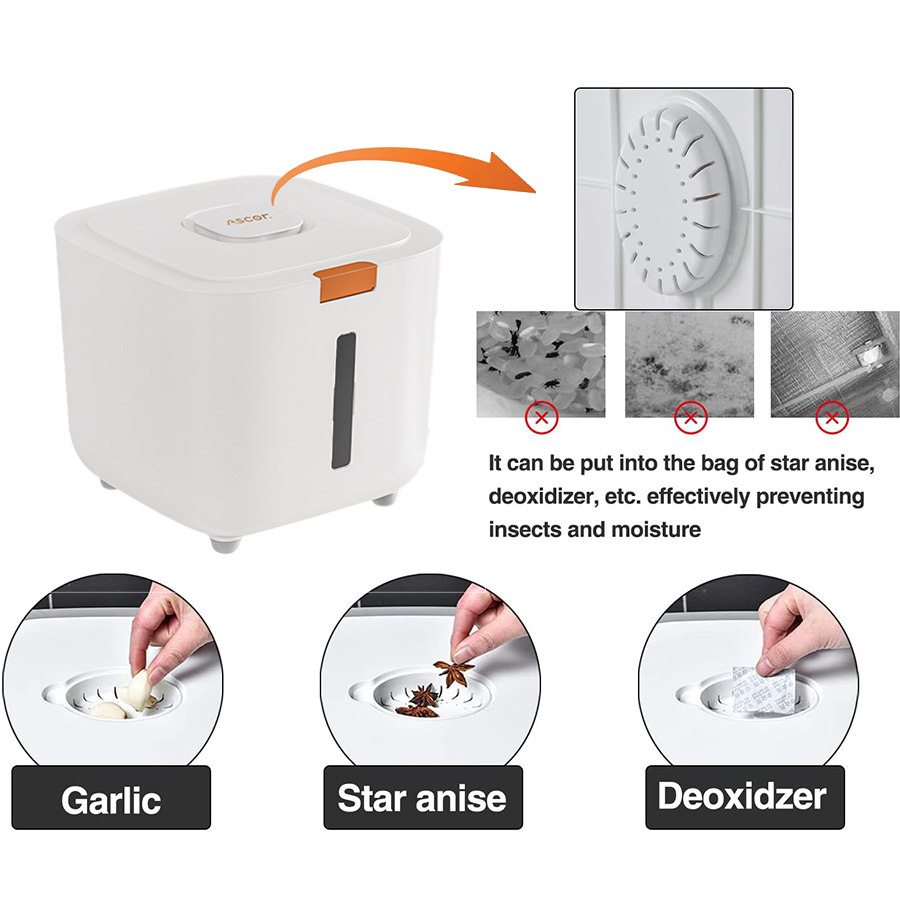 Recipiente hermético de armaze - Kitchen Appliances Manufacturers avaliação e preço