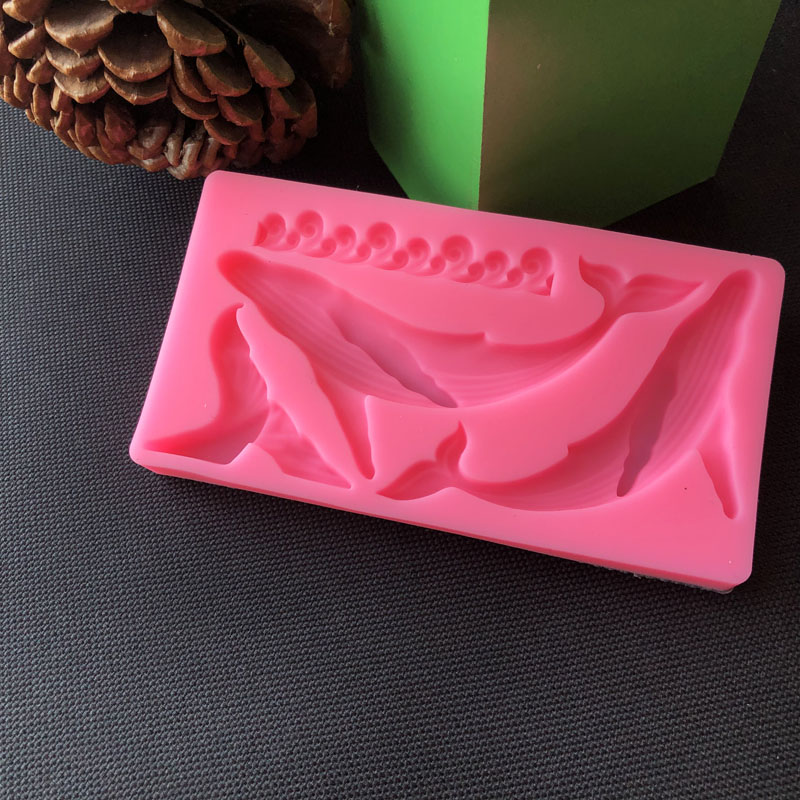 Diy baleia silicone molde ocea - Kitchen Appliances Garage avaliação e preço