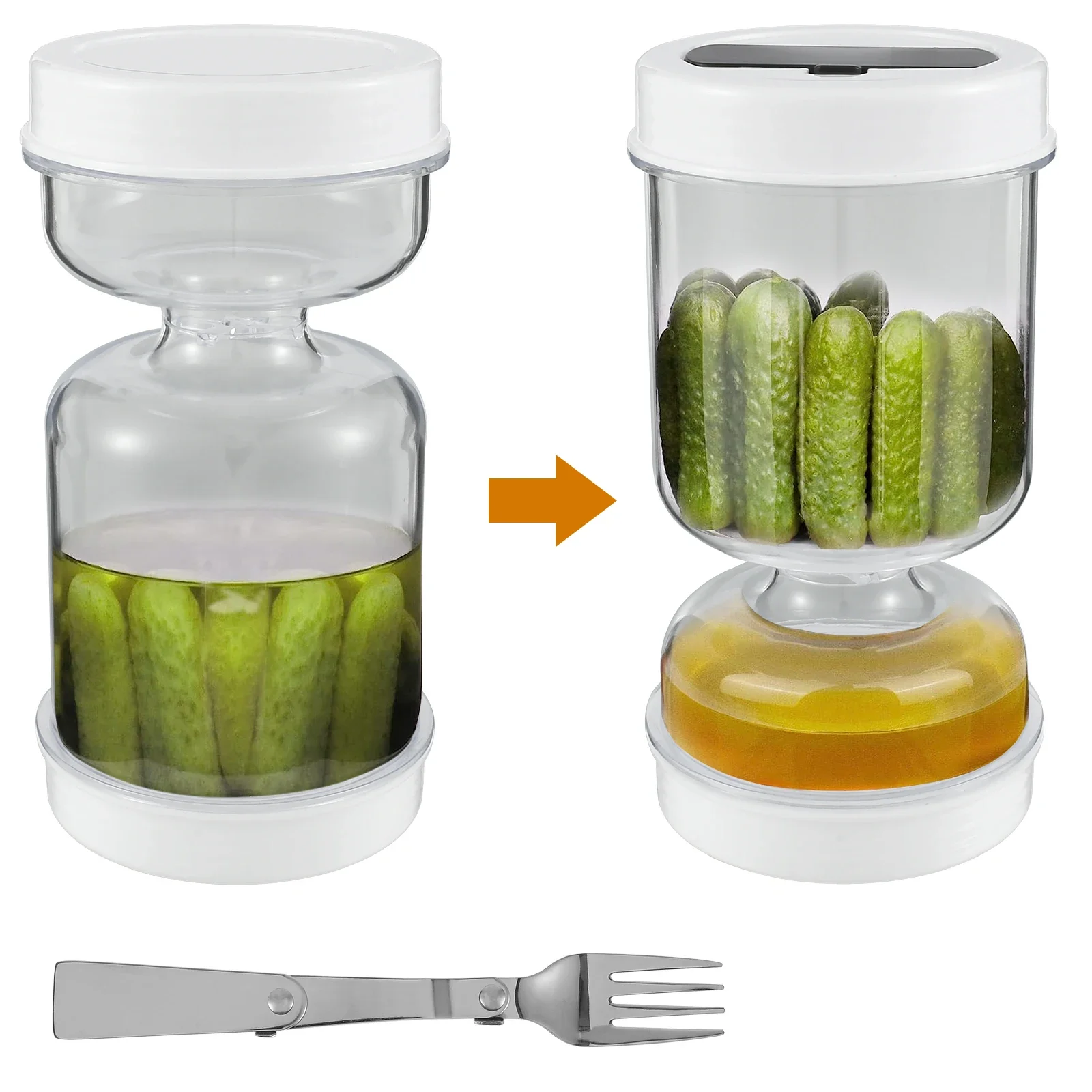 Recipiente de picles com separ - Kitchen Appliances Manufacturers avaliação e preço