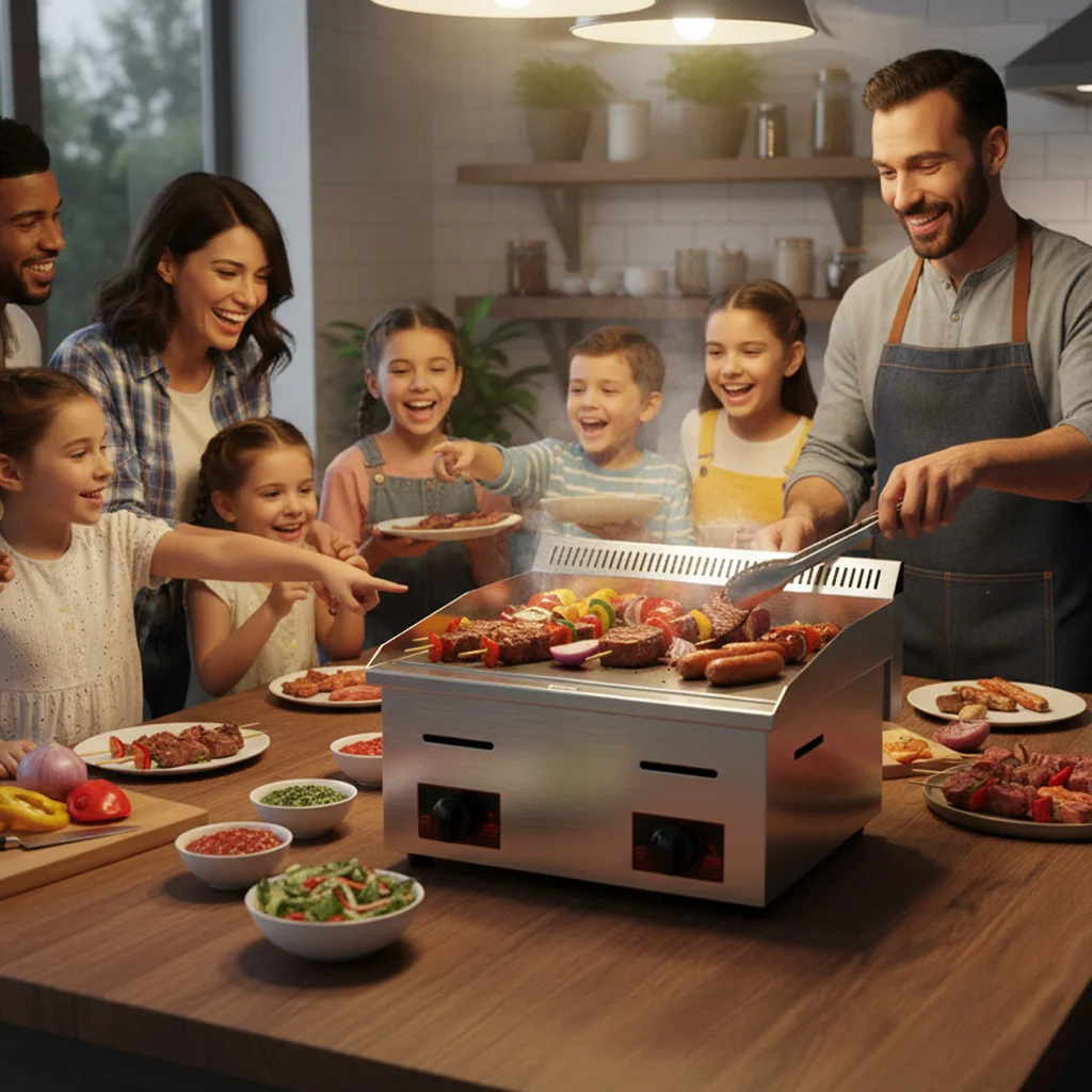 [Promoção] Chapa Comercial de  - Electric Griddle Pancake avaliação e preço