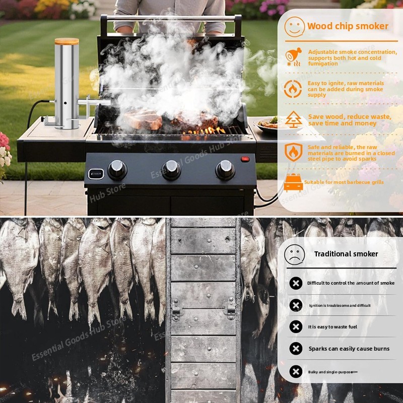 Máquina de Defumação Elétrica  - Electric Smoker Bbq avaliação e preço
