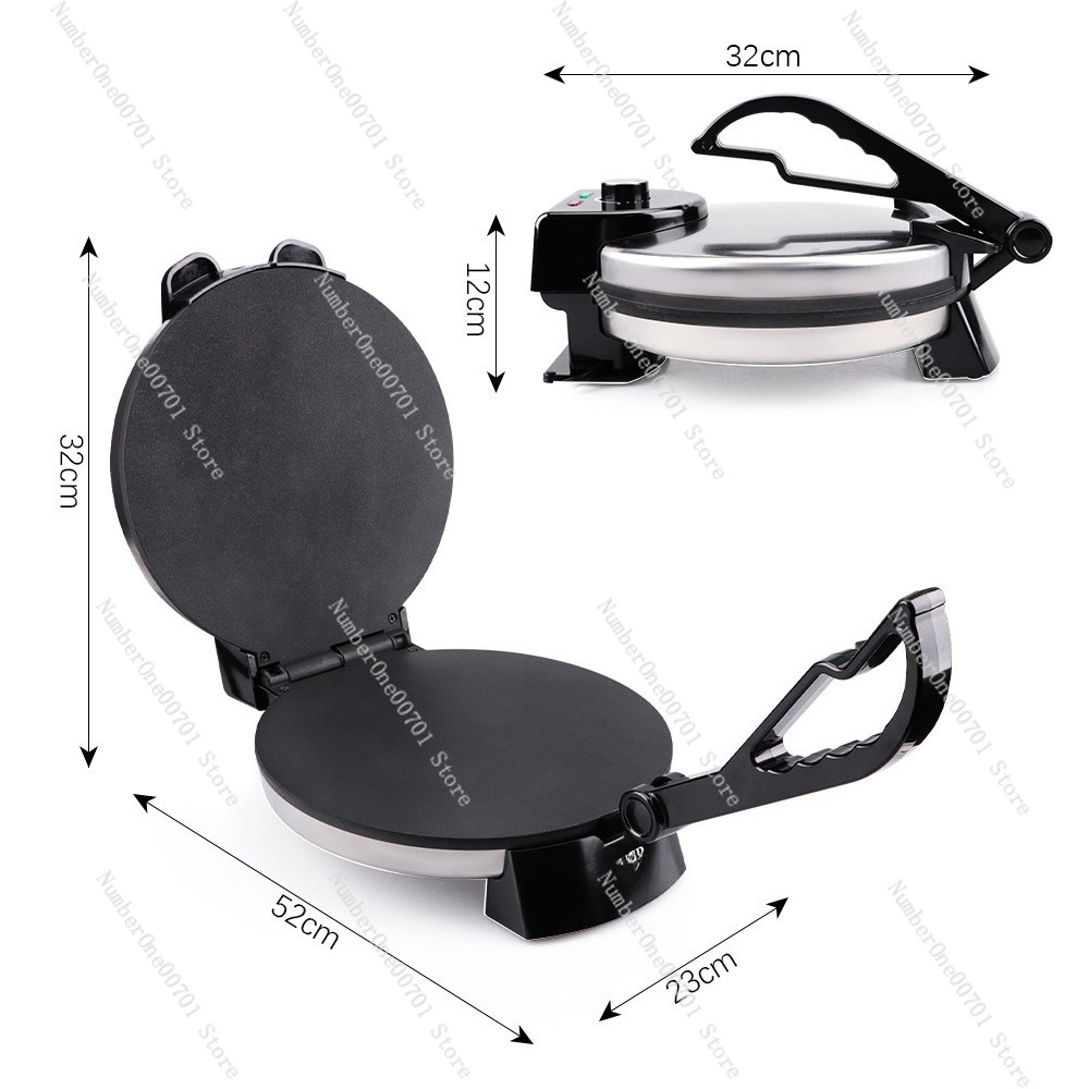 Máquina de Crepe Elétrica com  - Electric Griddle Pancake avaliação e preço