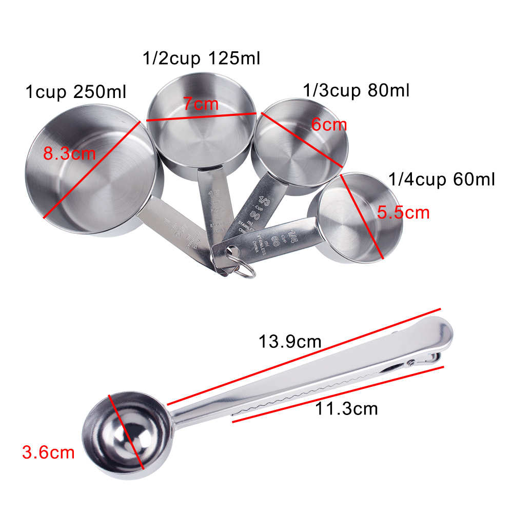 Conjunto de copos e colheres d - Kitchen Appliances Manufacturers avaliação e preço