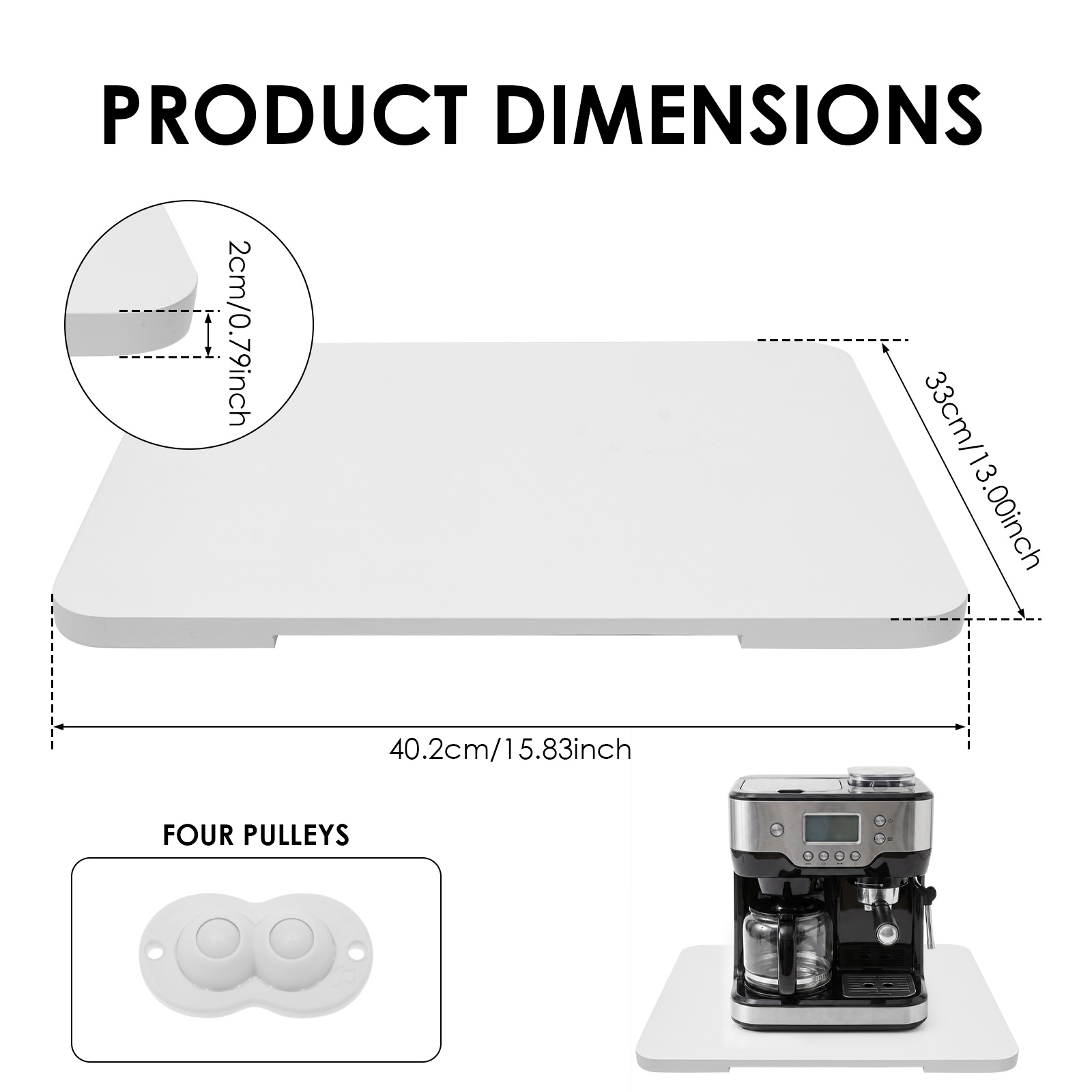 Bandeja Deslizante para Eletro - Kitchen Appliances Countertop avaliação e preço