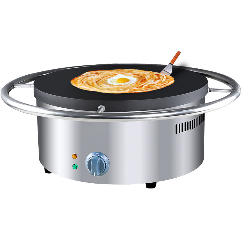 Chapa Elétrica Rotativa Manual - Electric Griddle Pancake avaliação e preço